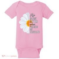 Life Is Just Better When I'm With My Husband Sunflower Baby Bodysuit thumb 0