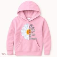 Life Is Just Better When I'm With My Husband Sunflower Kids Hoodie thumb 0