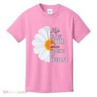 Life Is Just Better When I'm With My Husband Sunflower Kids T-Shirt thumb 0