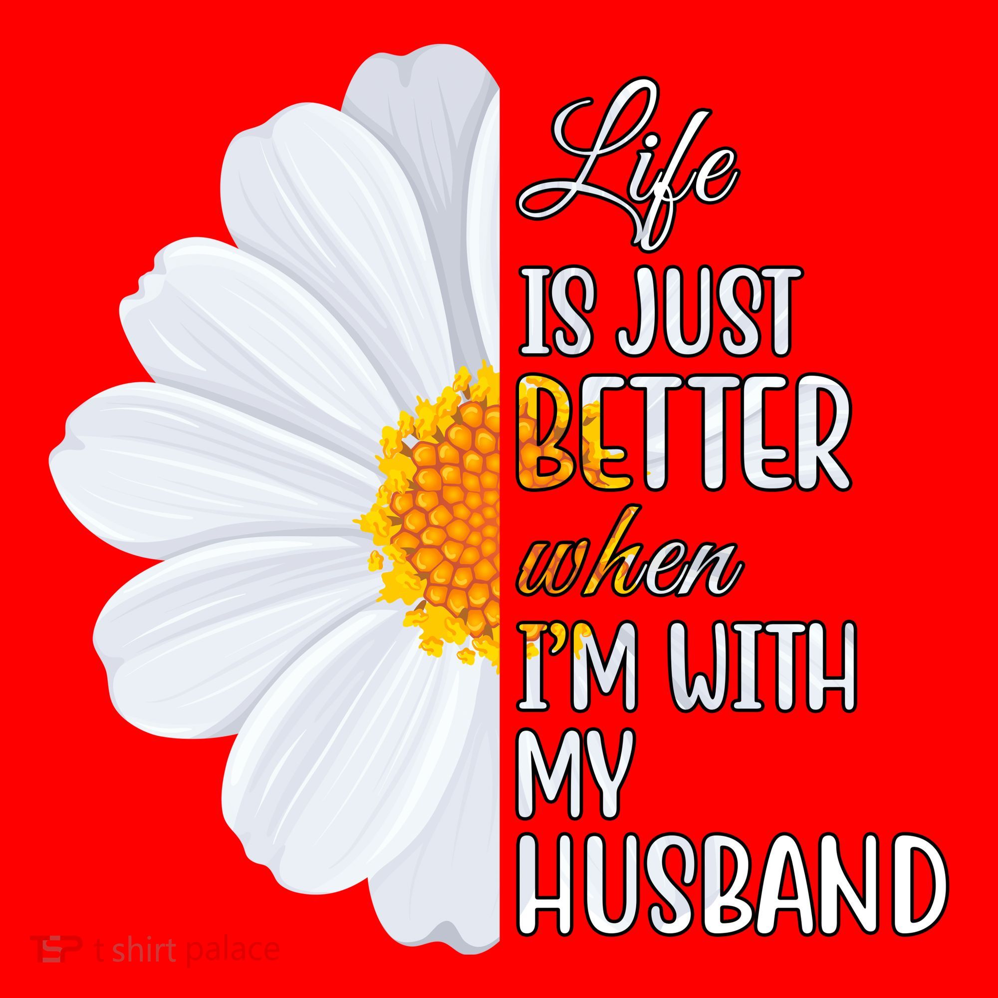 Life Is Just Better When I'm With My Husband Sunflower Santa Hat