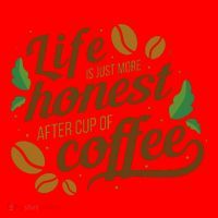 Life Is Just More Honest After Cup Of Coffee Funny Santa Hat thumb 1