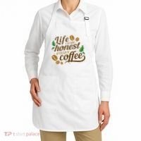 Life Is Just More Honest After Cup Of Coffee Funny Apron thumb 2