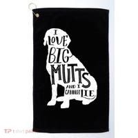 Like Big Mutts and I Cannot Lie Golf Towel thumb 0