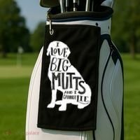Like Big Mutts and I Cannot Lie Golf Towel thumb 2