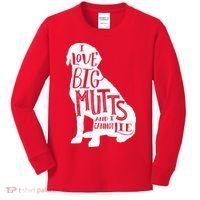 Like Big Mutts and I Cannot Lie Kids Long Sleeve Shirt thumb 0