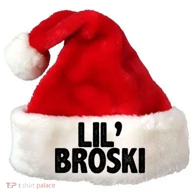 lil' broski Santa Hat