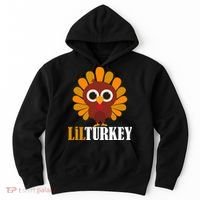 Lil Turkey Cute Thanksgiving  Hoodie thumb 0