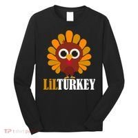 Lil Turkey Cute Thanksgiving  Long Sleeve Shirt thumb 0