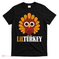 Lil Turkey Cute Thanksgiving  T-Shirt thumb 0