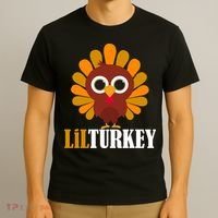 Lil Turkey Cute Thanksgiving  T-Shirt thumb 3