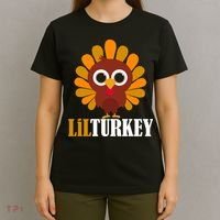 Lil Turkey Cute Thanksgiving  T-Shirt thumb 4