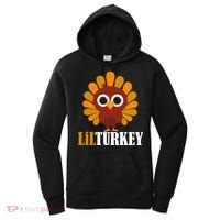 Lil Turkey Cute Thanksgiving  Women's Hoodie thumb 0