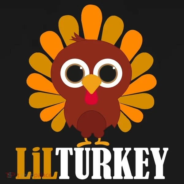 Lil Turkey Cute Thanksgiving  Baby Bodysuit