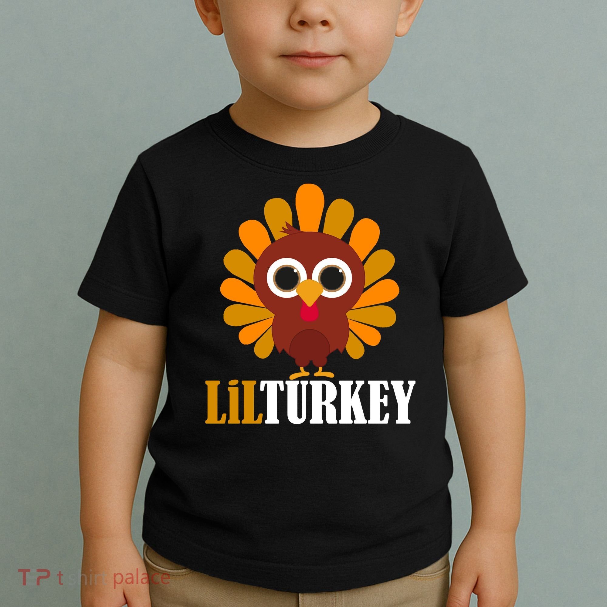 Lil Turkey Cute Thanksgiving  Toddler T-Shirt
