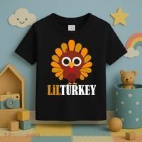 Lil Turkey Cute Thanksgiving  Toddler T-Shirt thumb 3
