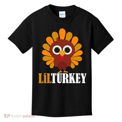 Lil Turkey Cute Thanksgiving  Kids T-Shirt