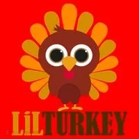 Lil Turkey Cute Thanksgiving  Santa Hat thumb 1