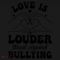 Love Is Louder Anti Bullying Kids Unity Day Orange Be Kind Hoodie thumb 2