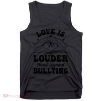 Love Is Louder Anti Bullying Kids Unity Day Orange Be Kind Tank Top thumb 0