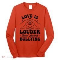 Love Is Louder Anti Bullying Kids Unity Day Orange Be Kind Long Sleeve Shirt thumb 0