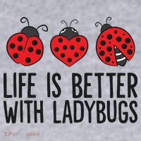 Ladybug Insects Life Is Better With Ladybugs Women's Sweatshirt thumb 2