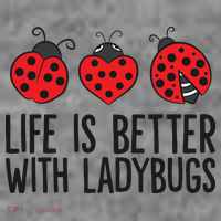 Ladybug Insects Life Is Better With Ladybugs Toddler Hoodie thumb 2