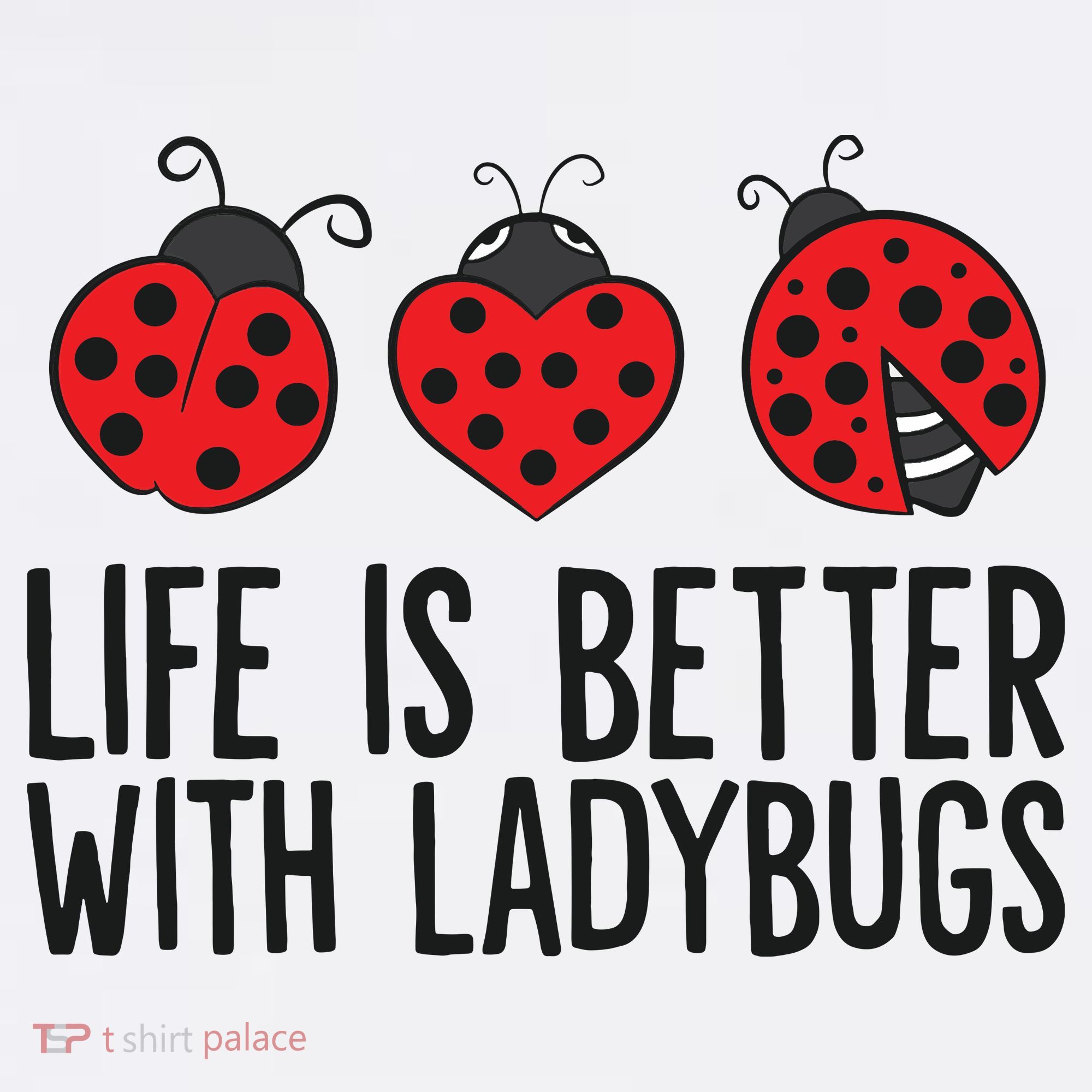 Ladybug Insects Life Is Better With Ladybugs Mousepad