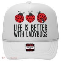 Ladybug Insects Life Is Better With Ladybugs Hat thumb 0