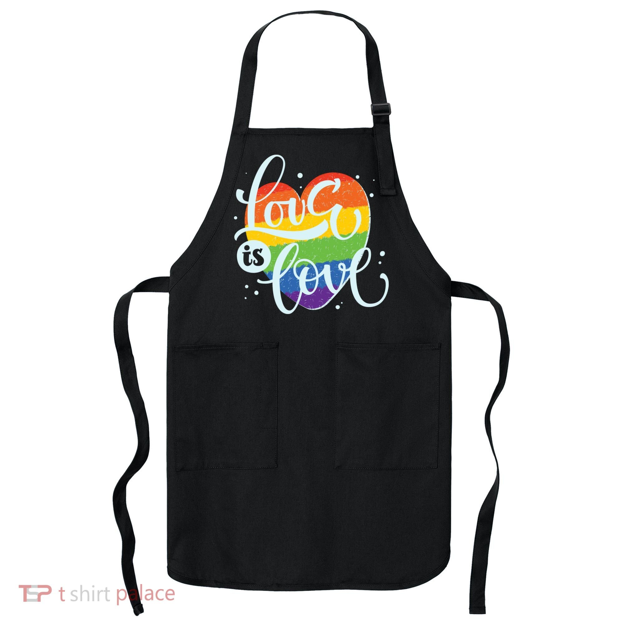 Love Is Love LGBT Pride Apron