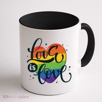 Love Is Love LGBT Pride Coffee Mug thumb 1