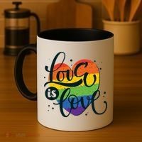 Love Is Love LGBT Pride Coffee Mug thumb 4