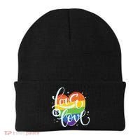 Love Is Love LGBT Pride Beanie thumb 0