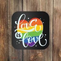 Love Is Love LGBT Pride Coaster thumb 0