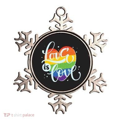 Love Is Love LGBT Pride Ornament