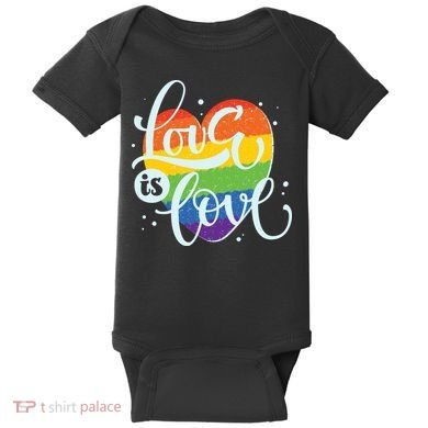 Love Is Love LGBT Pride Baby Bodysuit