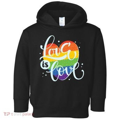 Love Is Love LGBT Pride Toddler Hoodie