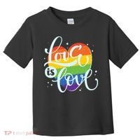 Love Is Love LGBT Pride Toddler T-Shirt thumb 0