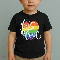 Love Is Love LGBT Pride Toddler T-Shirt thumb 2