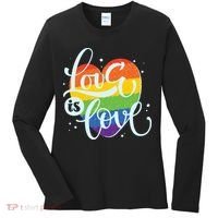 Love Is Love LGBT Pride Women's Long Sleeve Shirt thumb 0