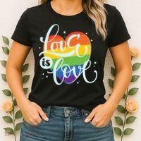 Love Is Love LGBT Pride Women's T-Shirt thumb 2