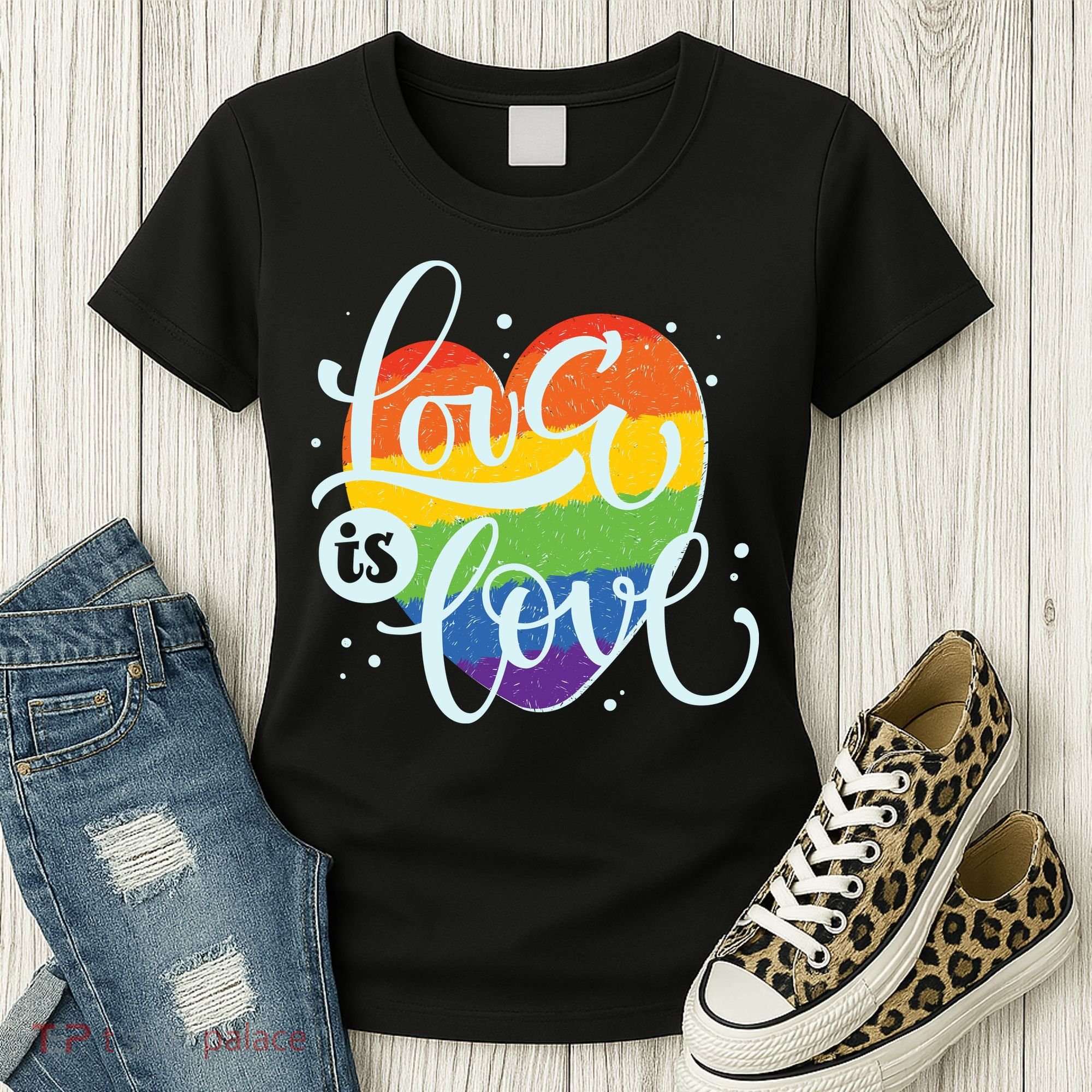 Love Is Love LGBT Pride Women's T-Shirt