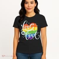 Love Is Love LGBT Pride Women's T-Shirt thumb 4