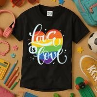 Love Is Love LGBT Pride Kids T-Shirt thumb 3