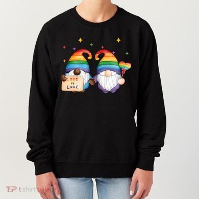 Love Is Love Rainbow Gnome Women's Sweatshirt