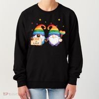 Love Is Love Rainbow Gnome Women's Sweatshirt thumb 0