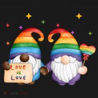 Love Is Love Rainbow Gnome Backpack thumb 2