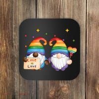 Love Is Love Rainbow Gnome Coaster thumb 0