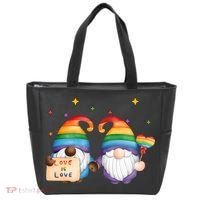 Love Is Love Rainbow Gnome Tote Bag thumb 0