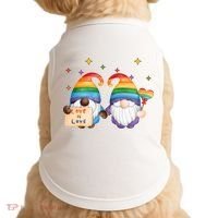 Love Is Love Rainbow Gnome Doggie Tank thumb 0