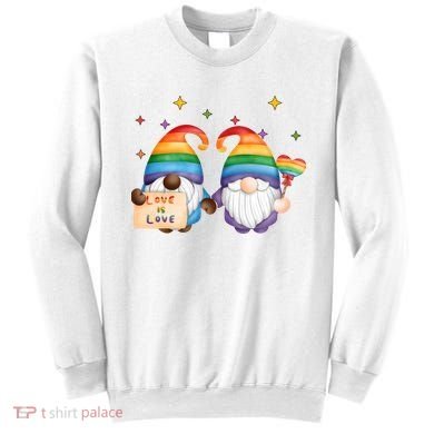 Love Is Love Rainbow Gnome Sweatshirt